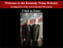 Tablet Screenshot of kennedytwins.com